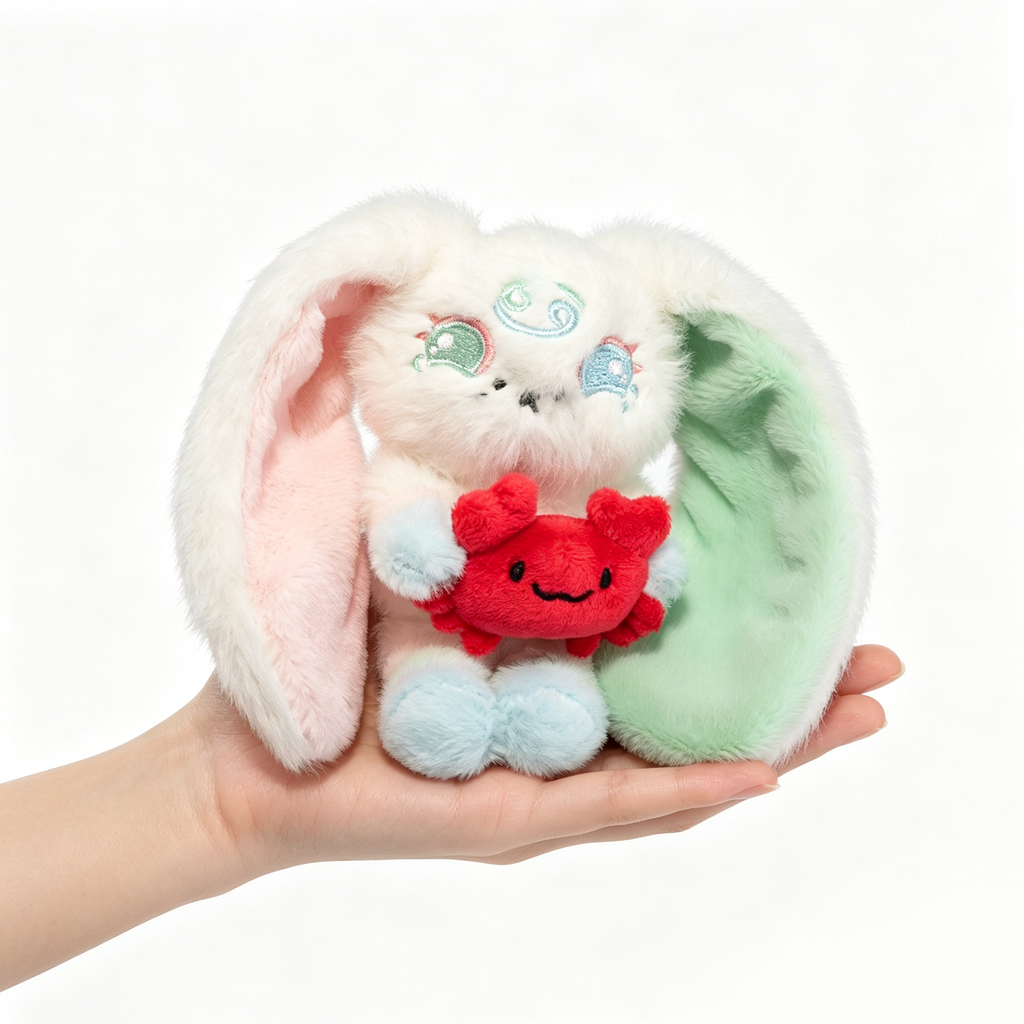 Zodiac Cancer Mini Plush Keychain