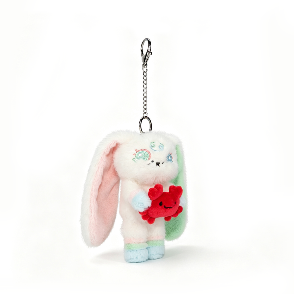 Zodiac Cancer Mini Plush Keychain