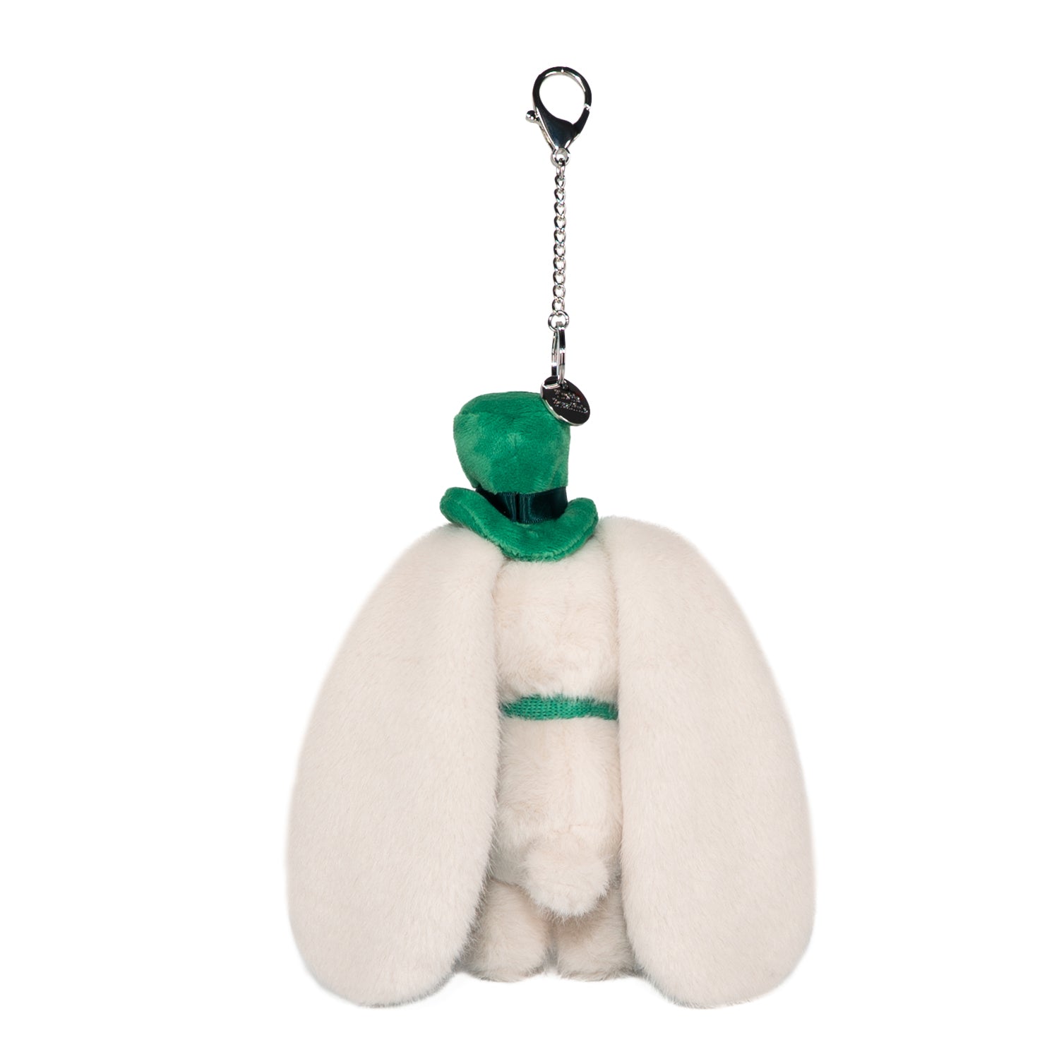 Lucky Love Rabbit Plush Keychain Accessory