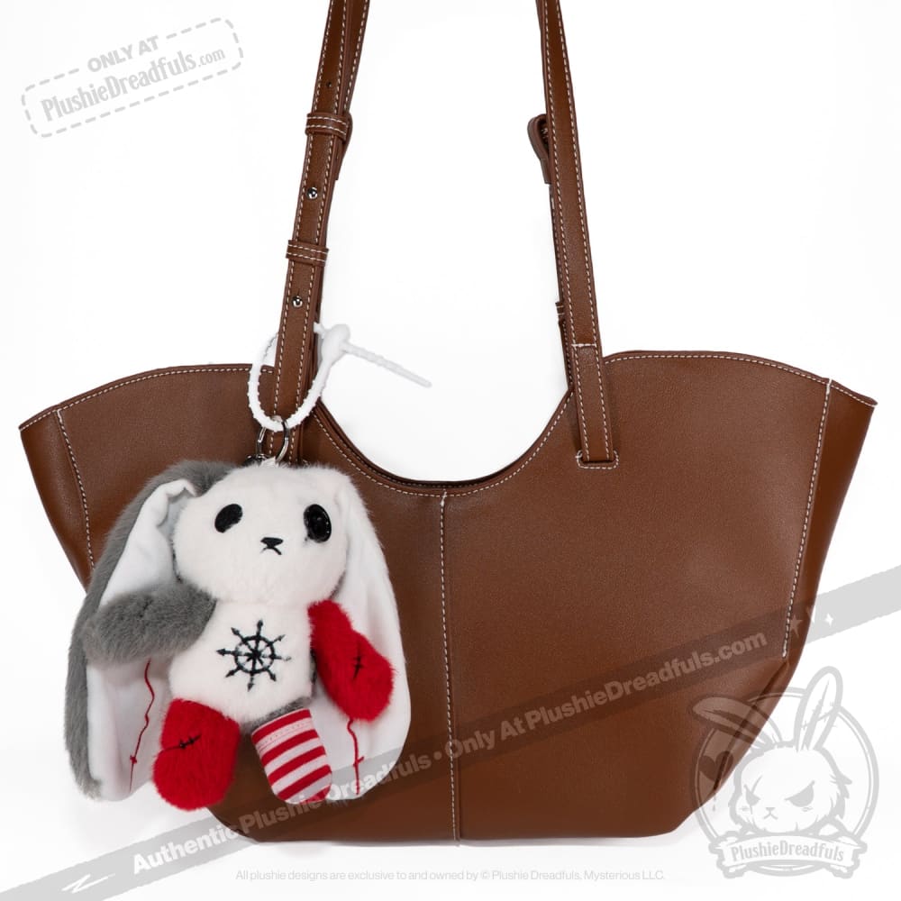 ADHD Rabbit Plush Keychain Accessory