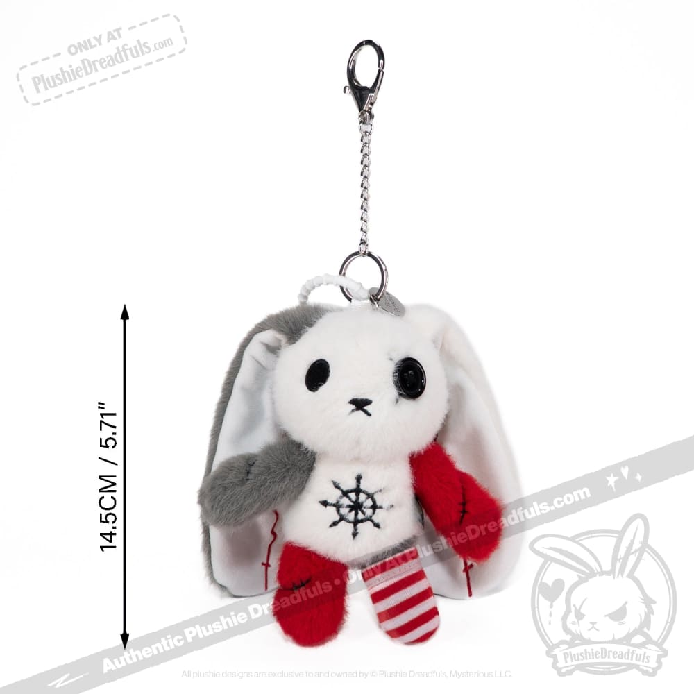ADHD Rabbit Plush Keychain Accessory