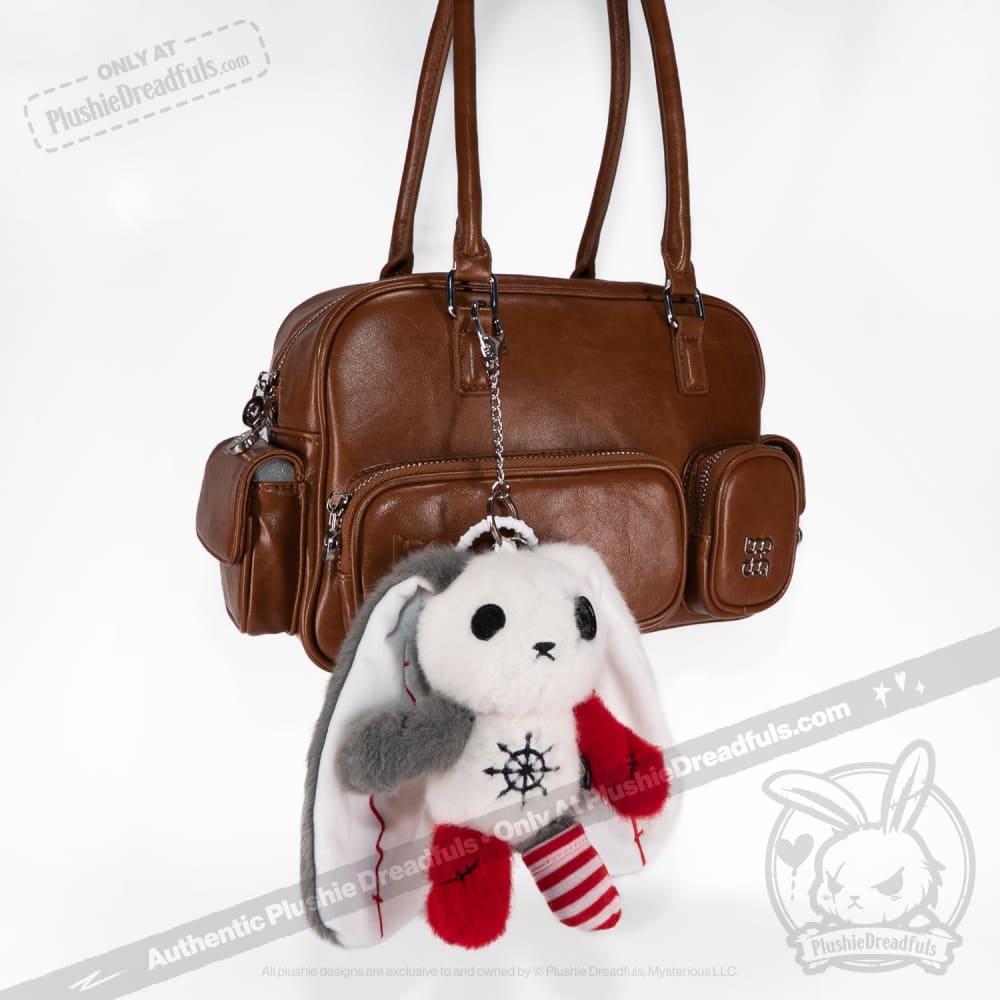 ADHD Rabbit Plush Keychain Accessory