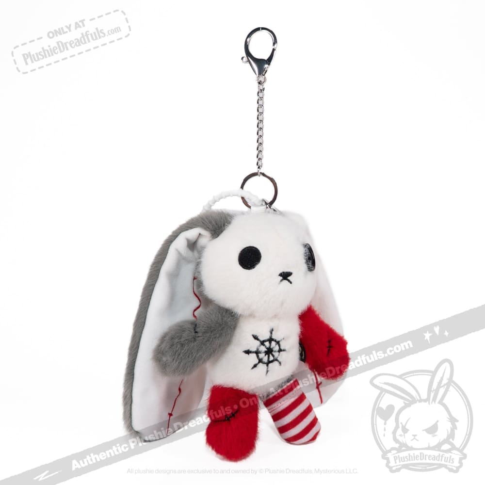 ADHD Rabbit Plush Keychain Accessory