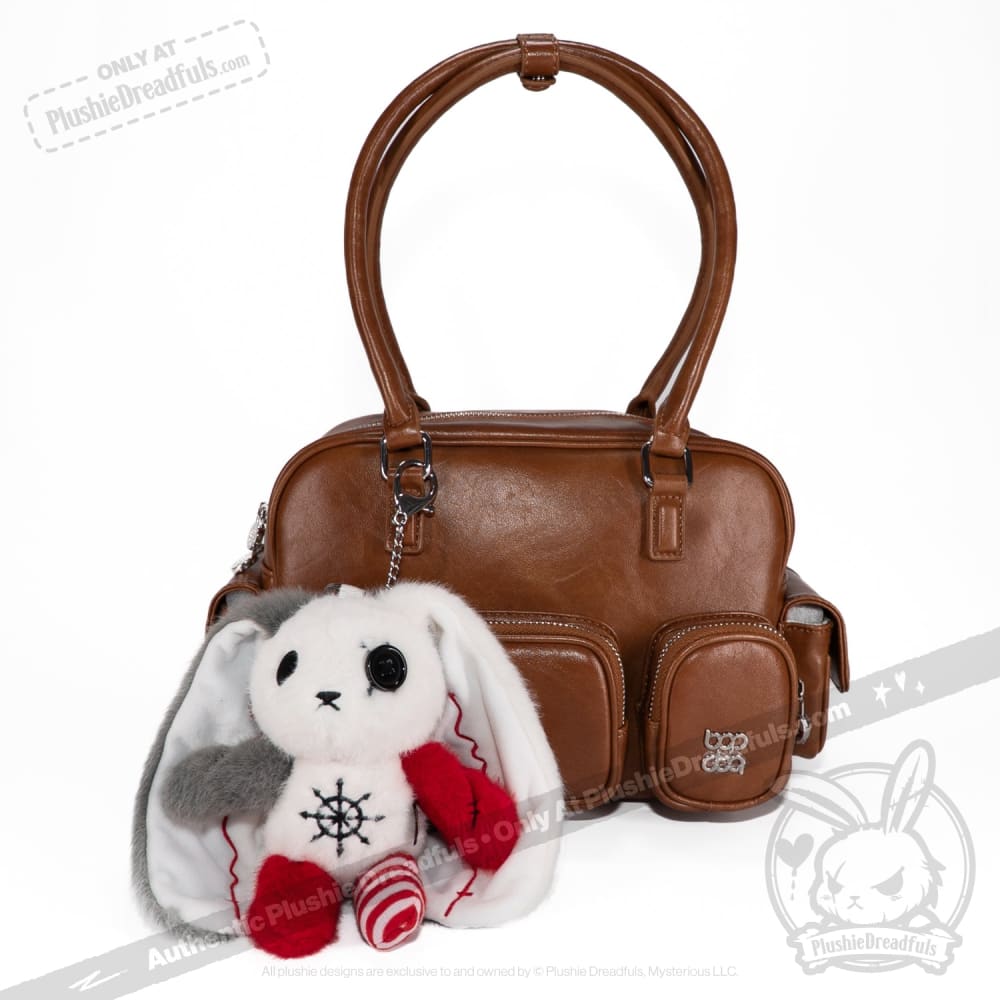 ADHD Rabbit Plush Keychain Accessory