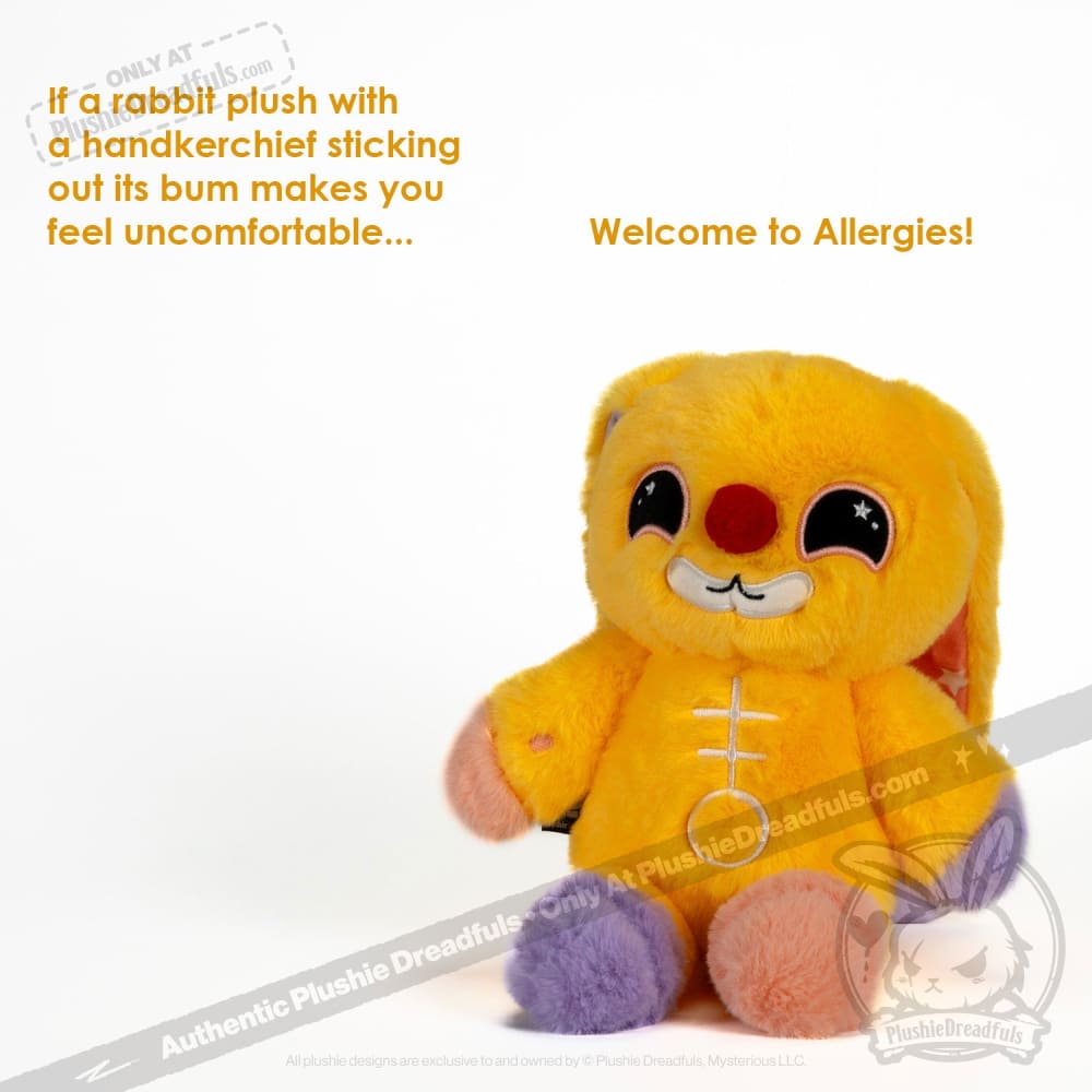 Allergy Rabbit - Plush Stuffed Animal