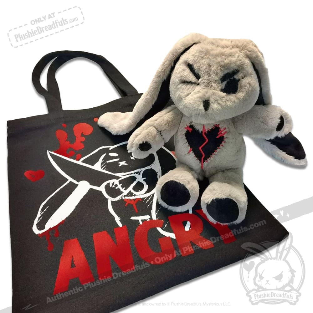 Angry Rabbit - Plush Stuffed Animal