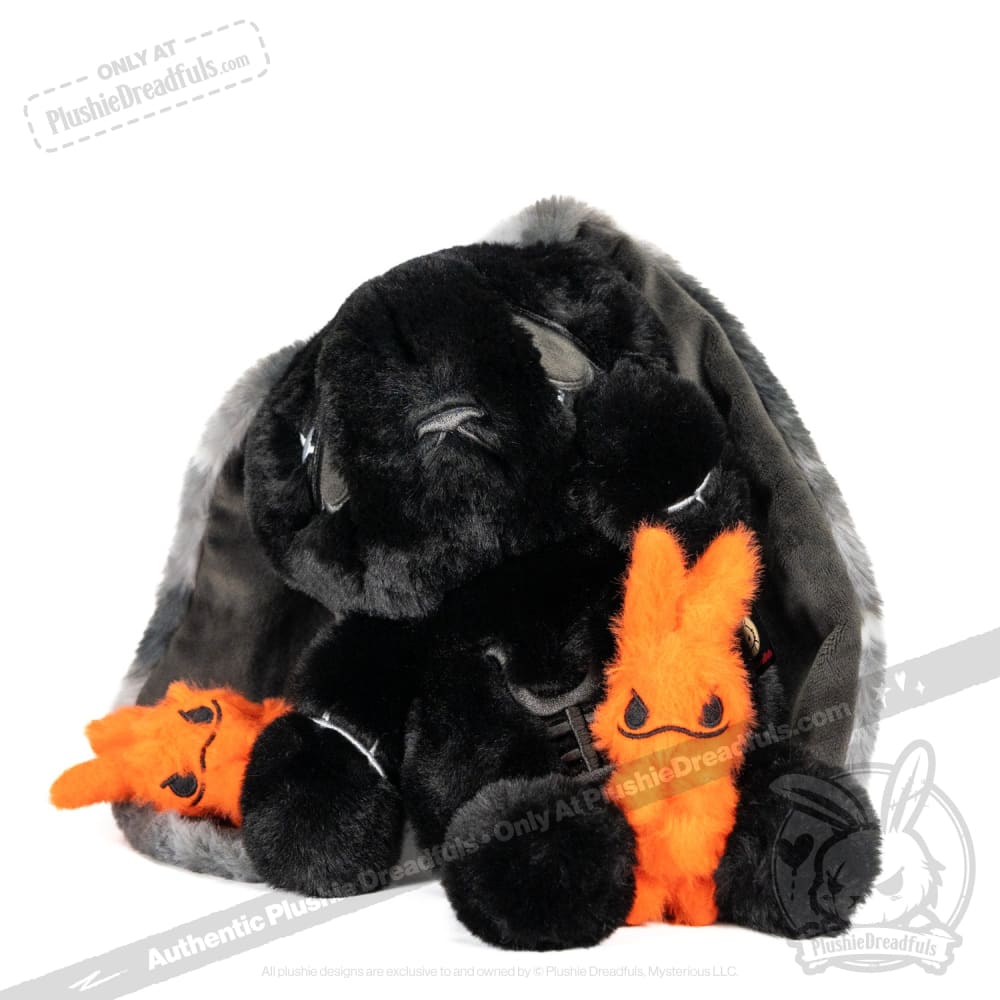 Anxiety Rabbit (BLACK Limited Edition) - Plush Stuffed Animal