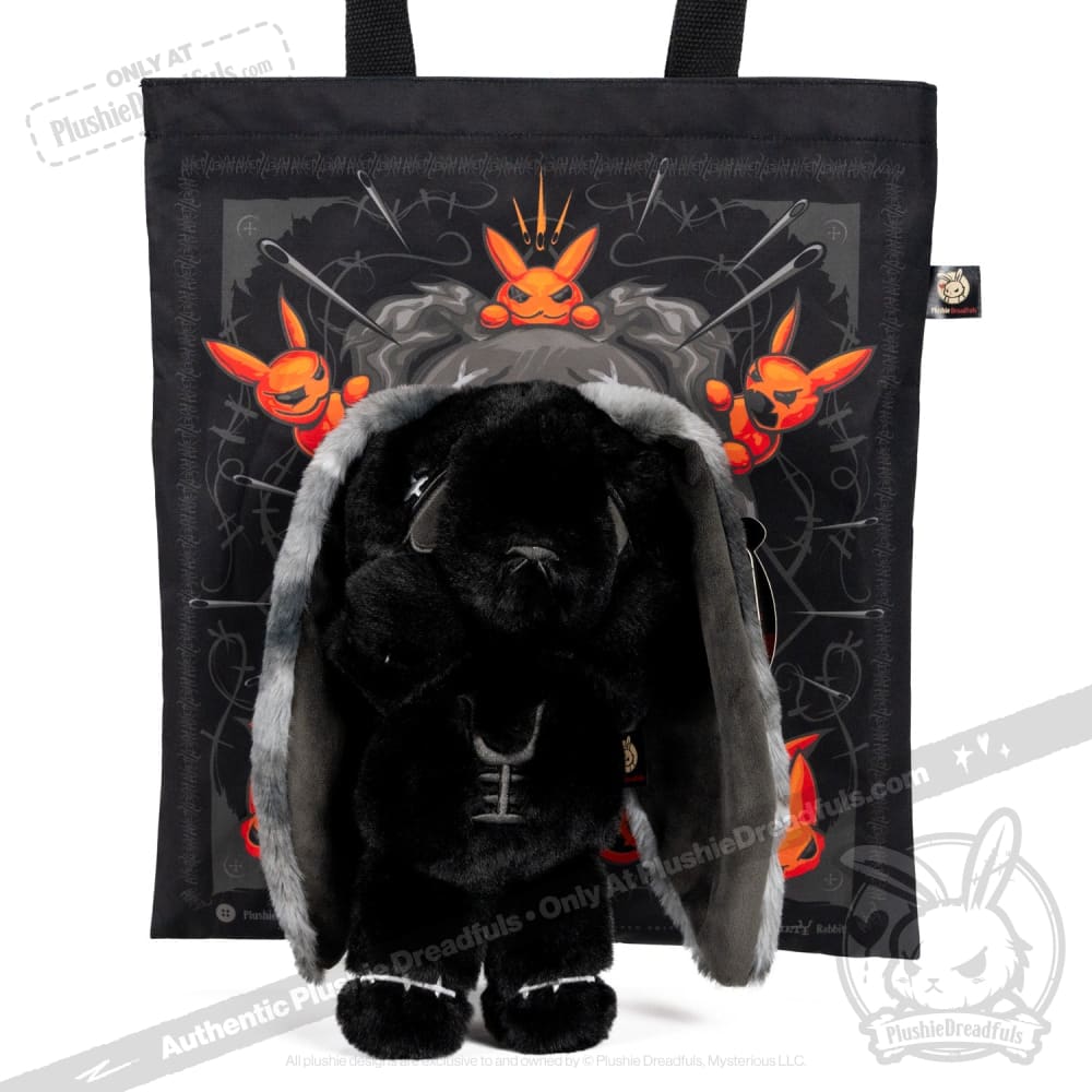 Anxiety Rabbit (BLACK Limited Edition) - Plush Stuffed Animal