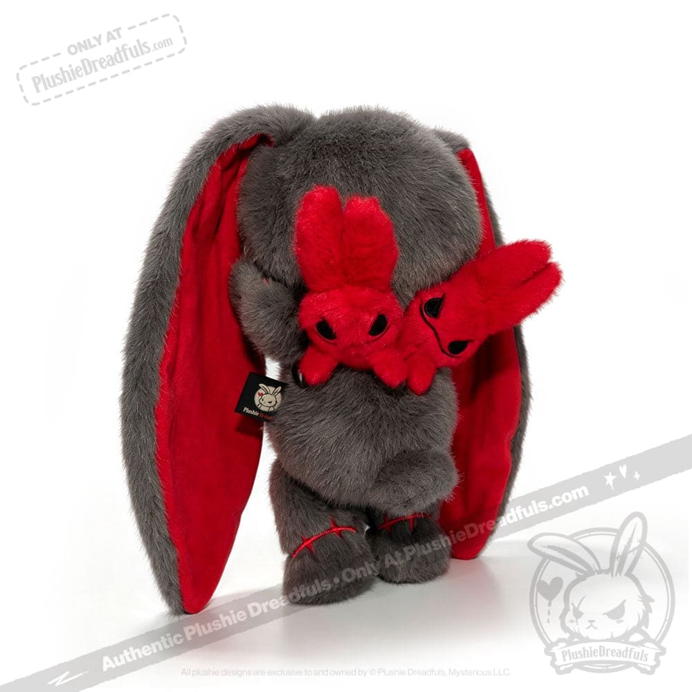Anxiety Rabbit Dark Grey Limited Edition - Plush Stuffed Animal