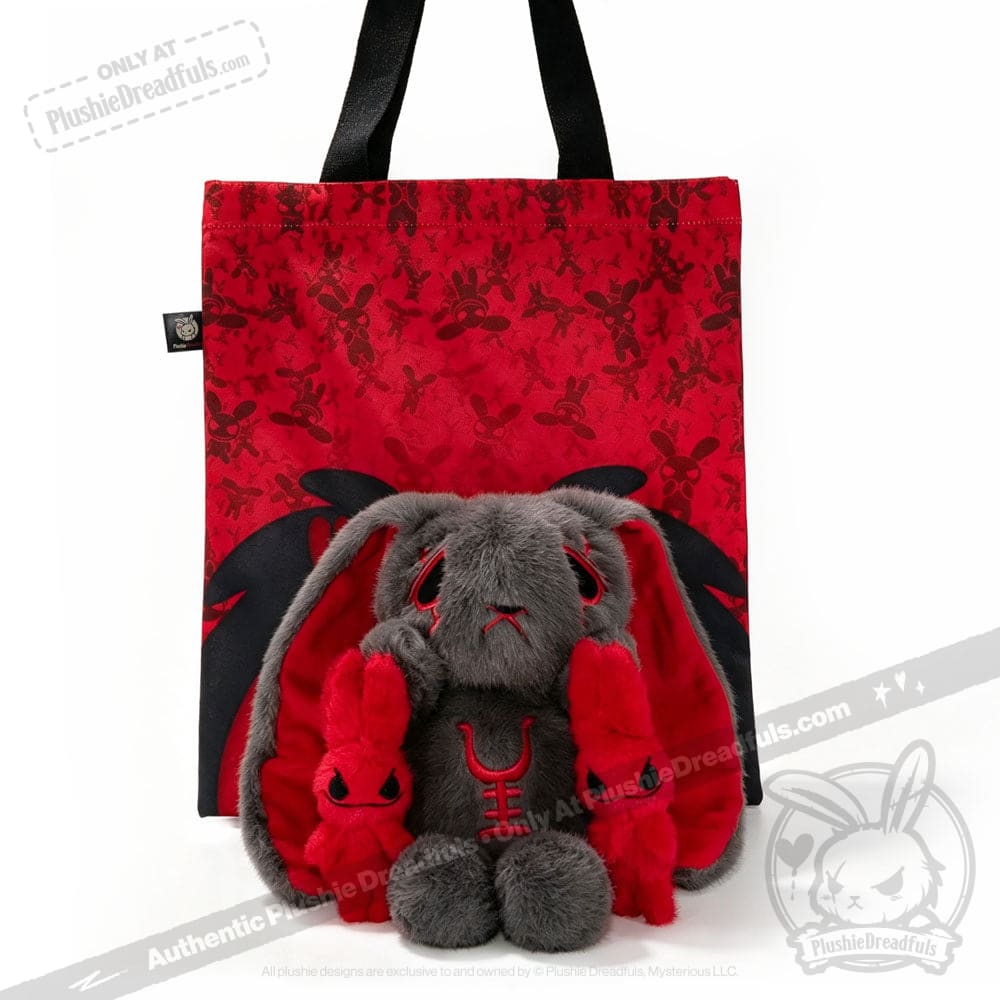 Anxiety Rabbit Dark Grey Limited Edition - Plush Stuffed Animal