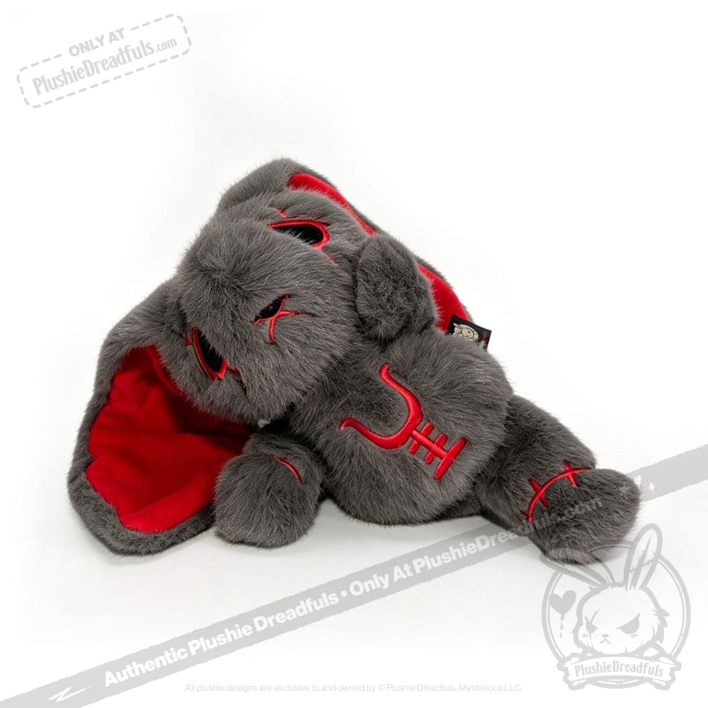 Anxiety Rabbit Dark Grey Limited Edition - Plush Stuffed Animal