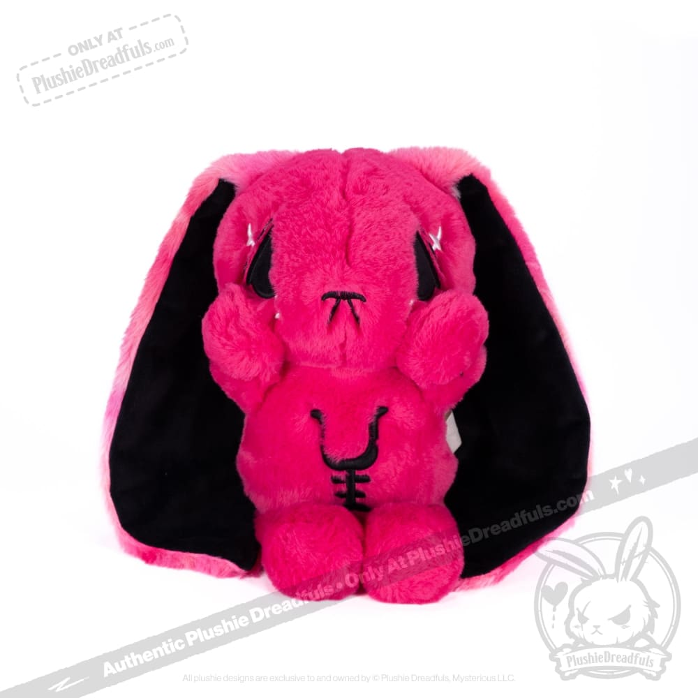 Anxiety Rabbit HOT PINK Limited Edition - Plush Stuffed Animal