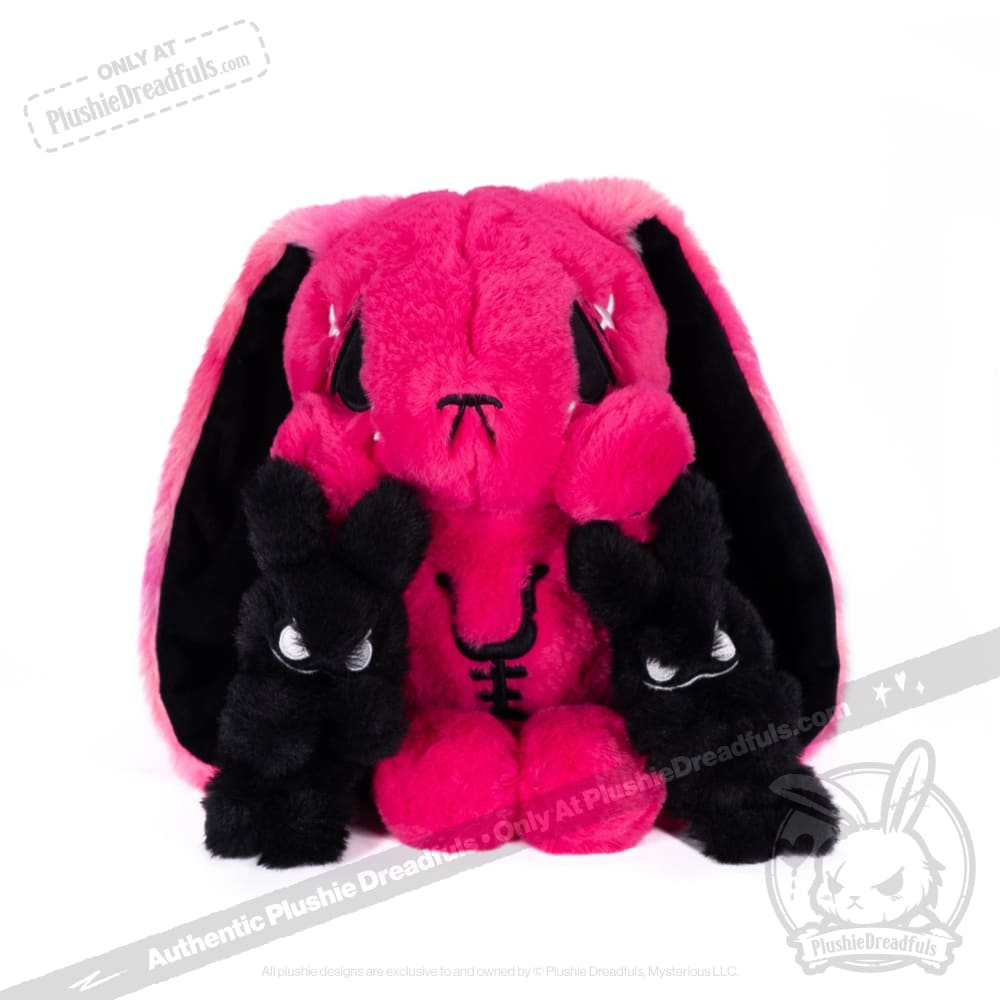 Anxiety Rabbit HOT PINK Limited Edition - Plush Stuffed Animal