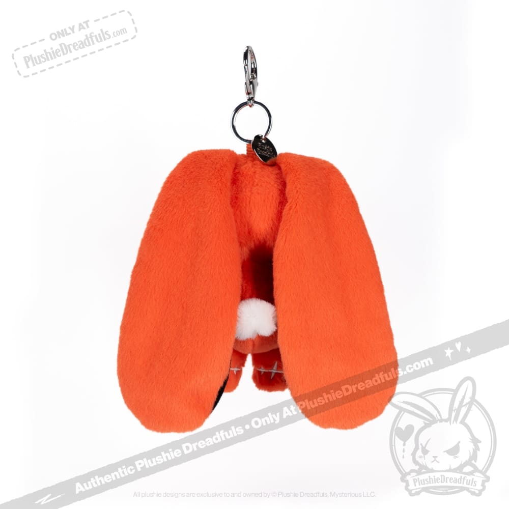 Anxiety Rabbit Plush Keychain Accessory