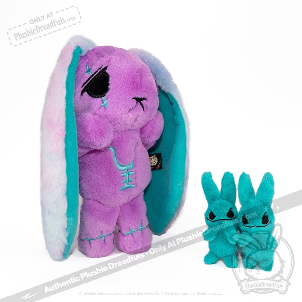 Anxiety Rabbit (PURPLE TEAL Limited Edition) - Plush Stuffed Animal
