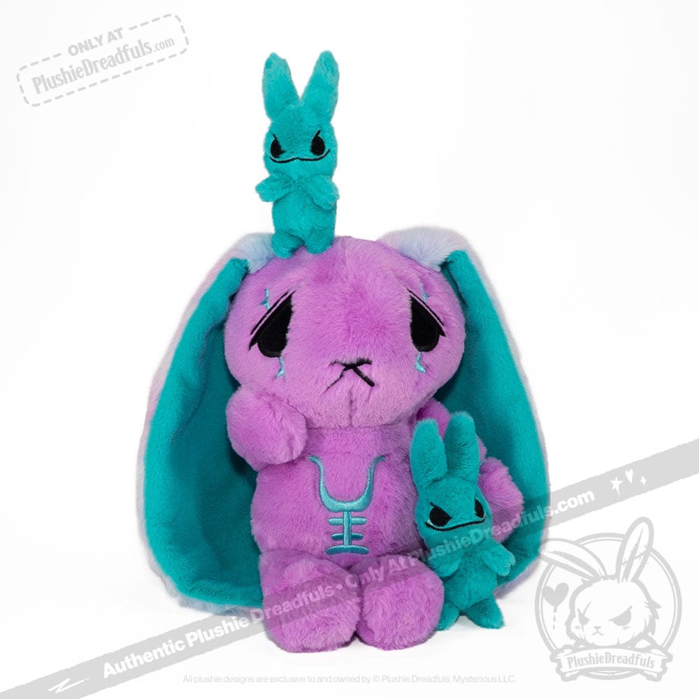 Anxiety Rabbit (PURPLE TEAL Limited Edition) - Plush Stuffed Animal