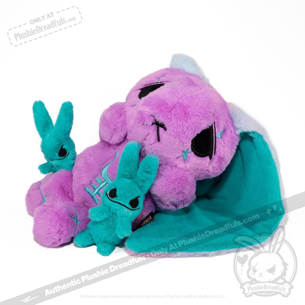 Anxiety Rabbit (PURPLE TEAL Limited Edition) - Plush Stuffed Animal