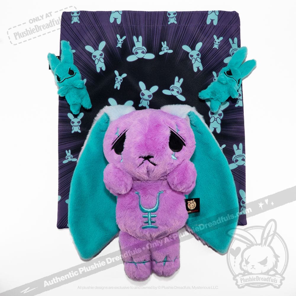 Anxiety Rabbit (PURPLE TEAL Limited Edition) - Plush Stuffed Animal