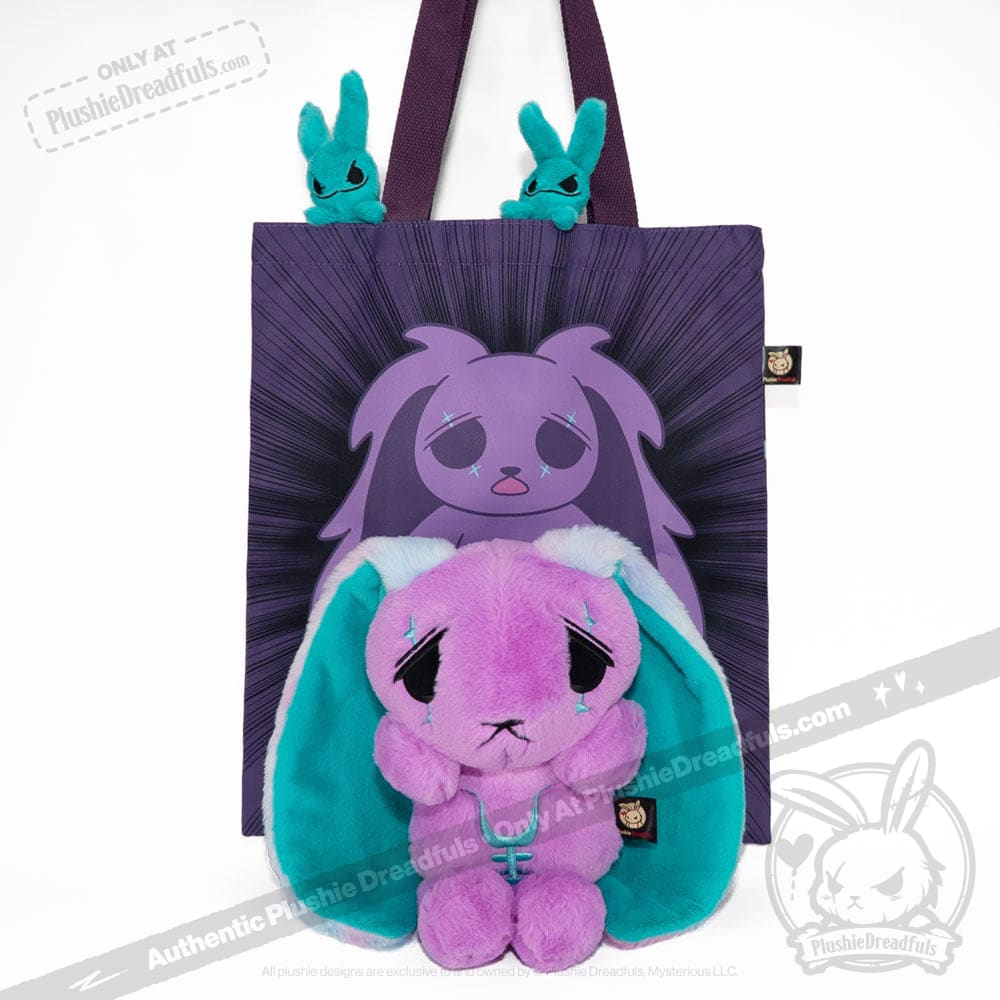 Anxiety Rabbit (PURPLE TEAL Limited Edition) - Plush Stuffed Animal