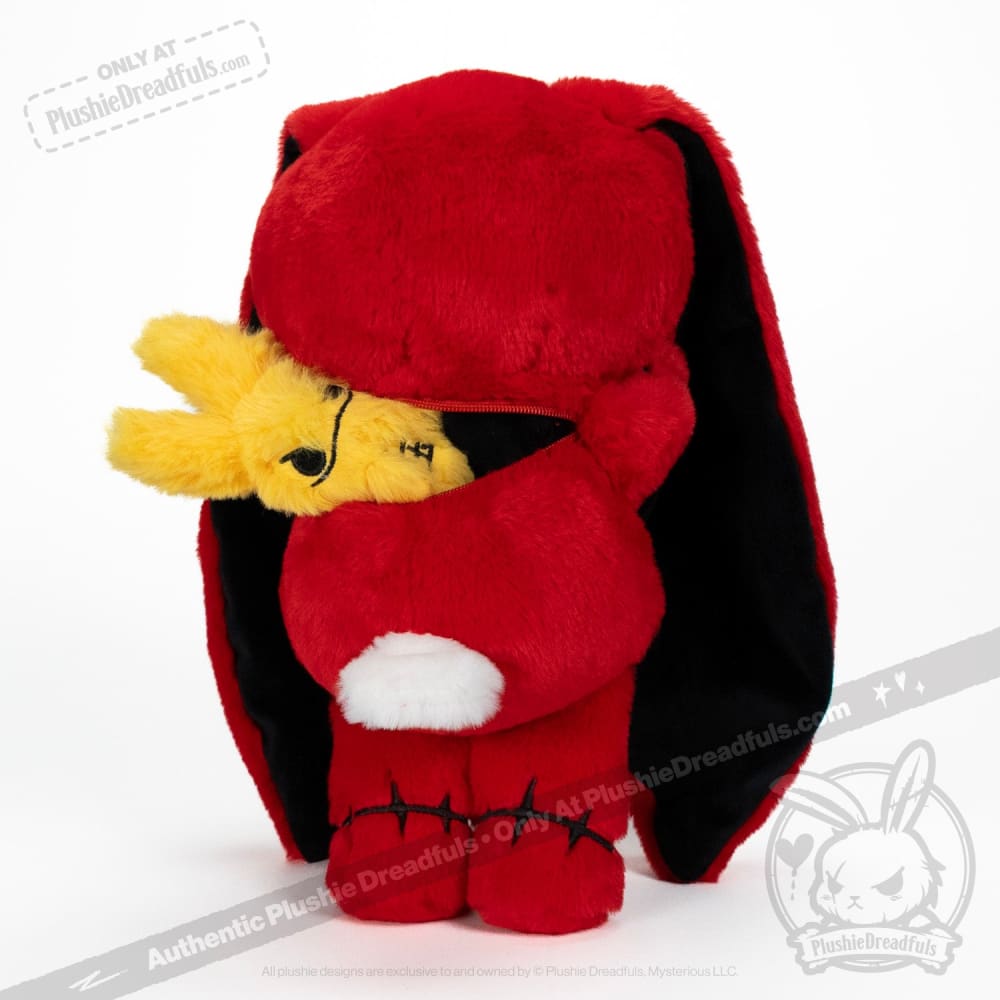 Anxiety Rabbit Red "Pressure" Edition - Plush Stuffed Animal