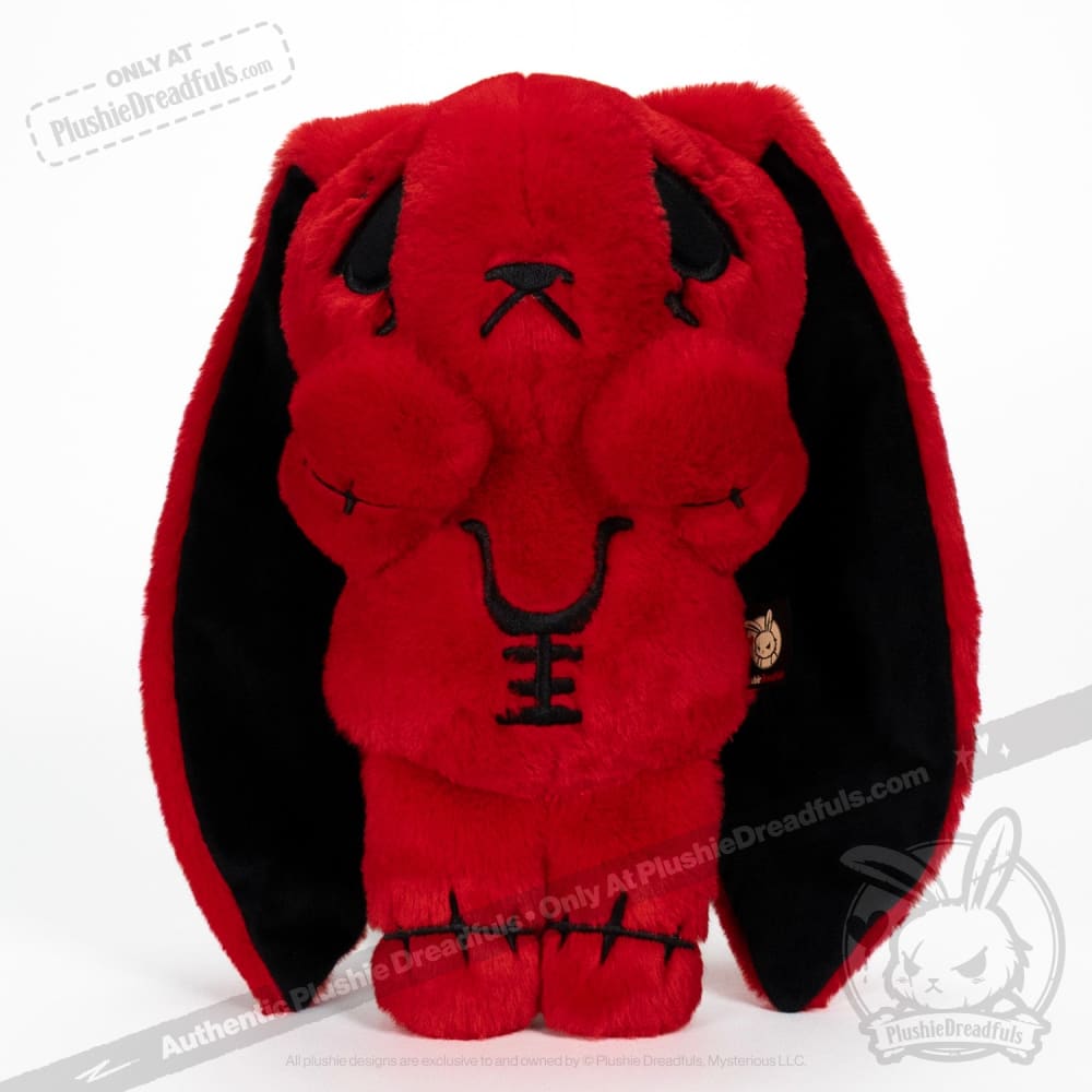 Anxiety Rabbit Red "Pressure" Edition - Plush Stuffed Animal