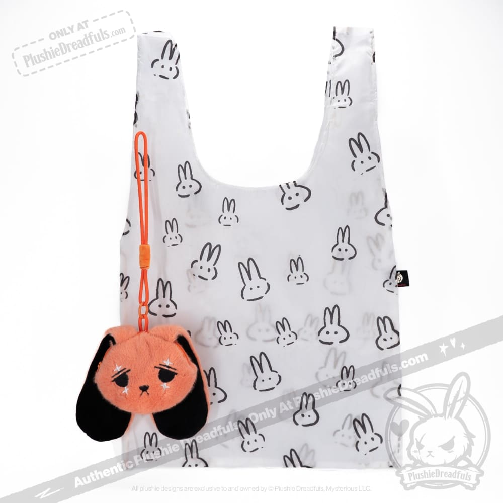 Anxiety Rabbit Reusable Shopping Bag Accessory