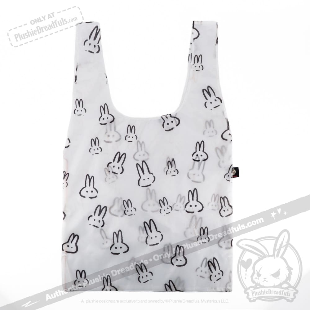 Anxiety Rabbit Reusable Shopping Bag Accessory