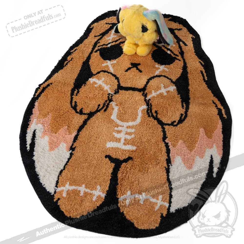 Anxiety Rabbit Rug