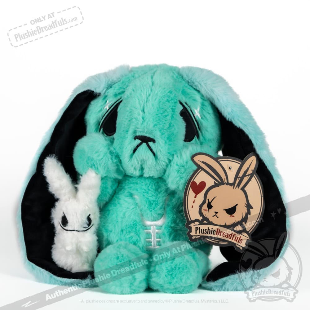 Anxiety Rabbit (TEAL Limited Edition) - Plush Stuffed Animal