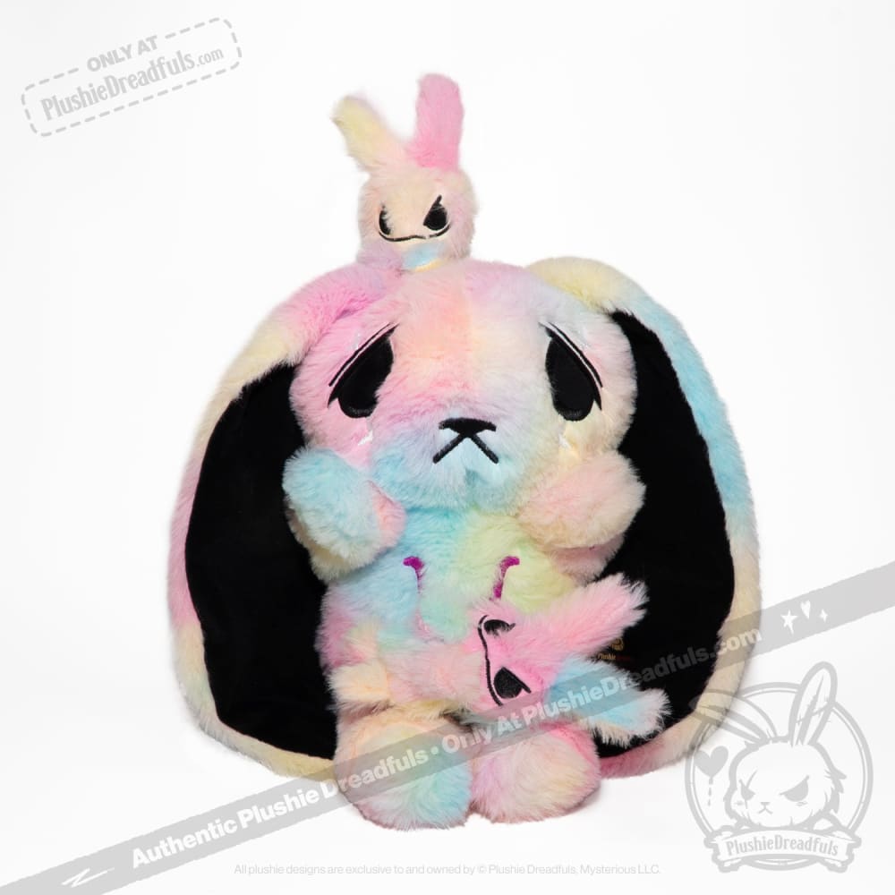 Anxiety Rabbit Tie Dye Limited Edition - Plush Stuffed Animal