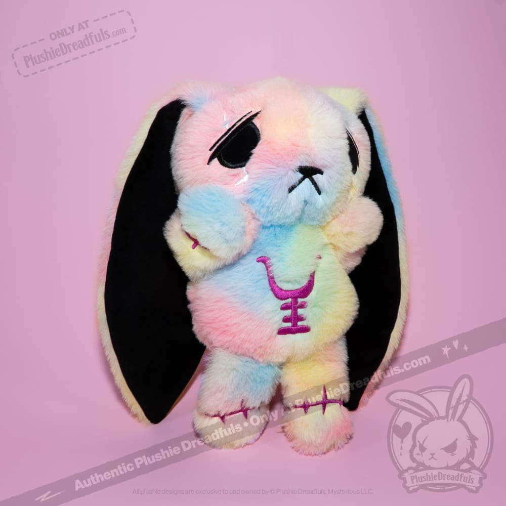 Anxiety Rabbit Tie Dye Limited Edition - Plush Stuffed Animal