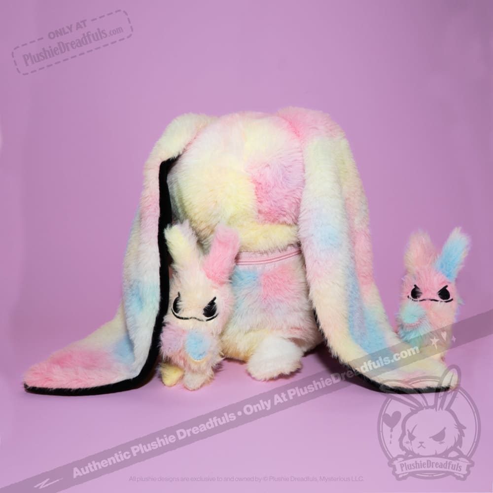 Anxiety Rabbit Tie Dye Limited Edition - Plush Stuffed Animal