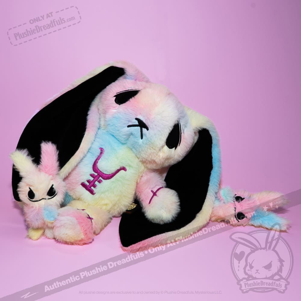 Anxiety Rabbit Tie Dye Limited Edition - Plush Stuffed Animal