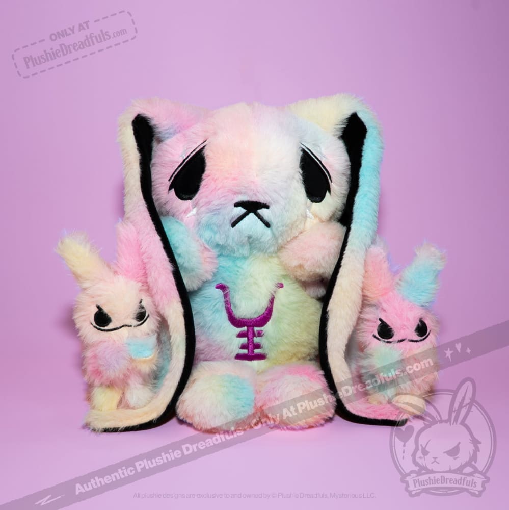 Anxiety Rabbit Tie Dye Limited Edition - Plush Stuffed Animal