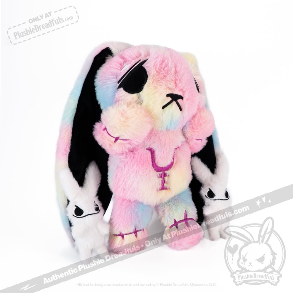 Anxiety Rabbit Tie Dye Limited Edition - Plush Stuffed Animal