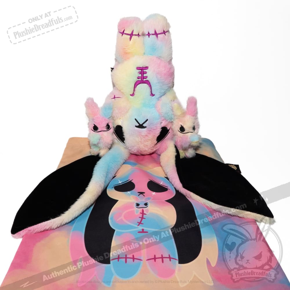 Anxiety Rabbit Tie Dye Limited Edition - Plush Stuffed Animal
