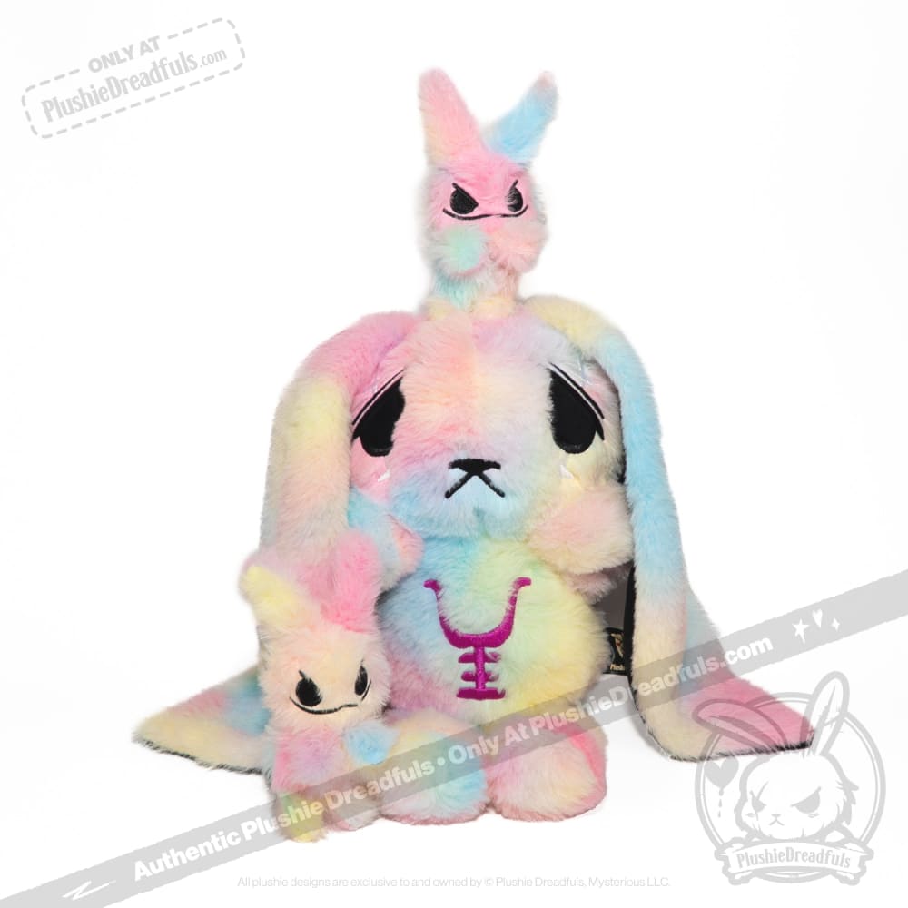 Anxiety Rabbit Tie Dye Limited Edition - Plush Stuffed Animal