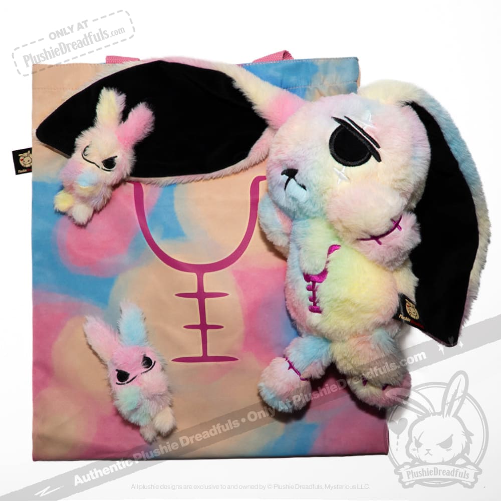 Anxiety Rabbit Tie Dye Limited Edition - Plush Stuffed Animal