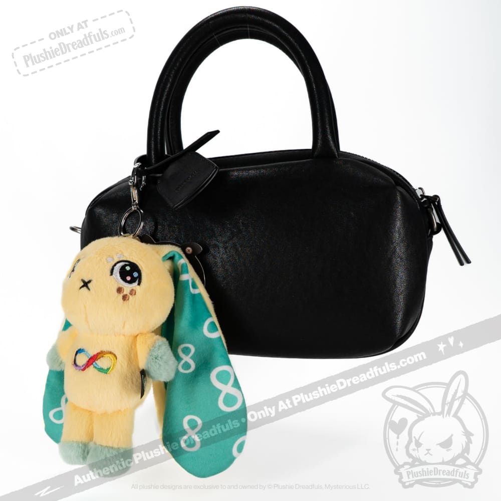 Autism Rabbit Plush Keychain Accessory