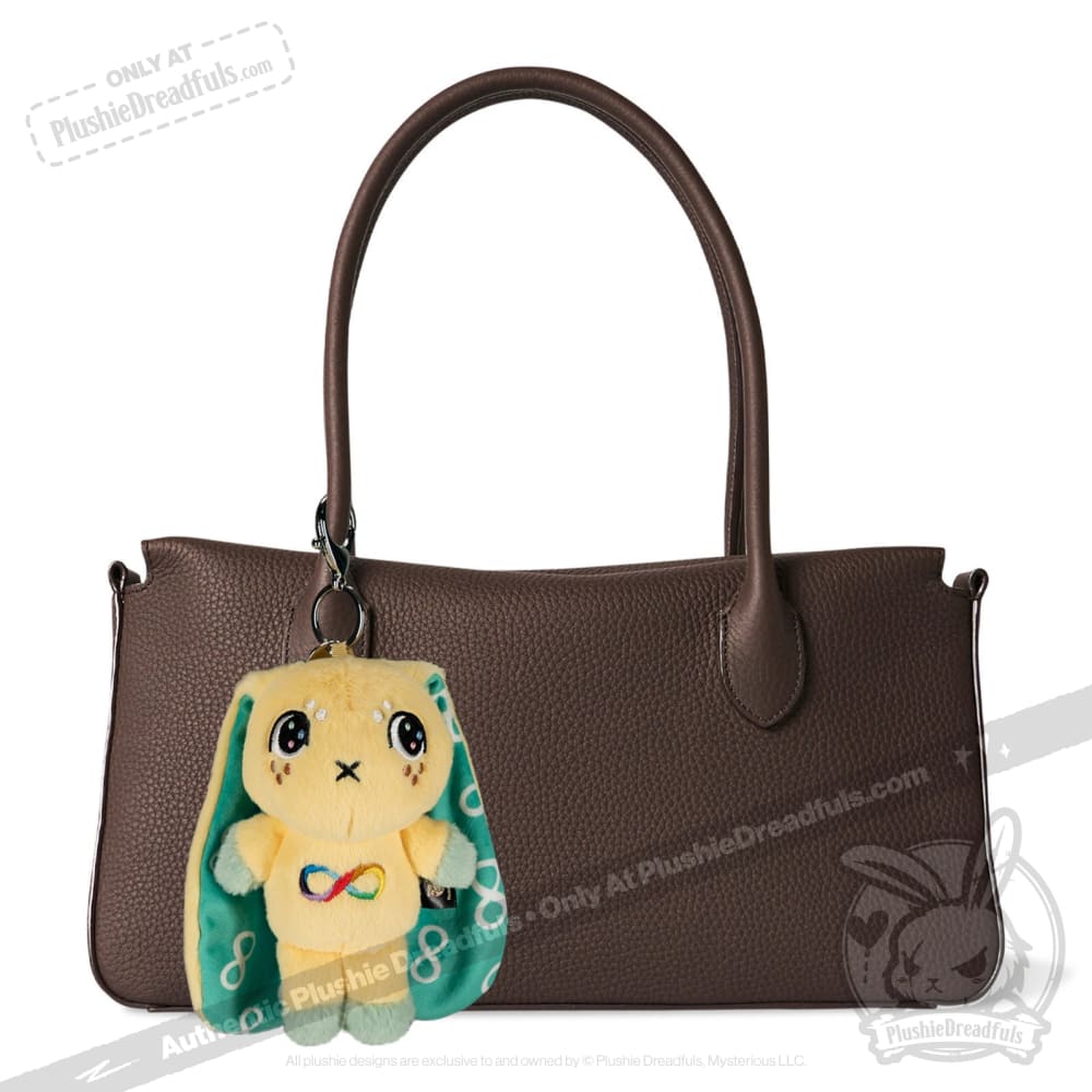 Autism Rabbit Plush Keychain Accessory