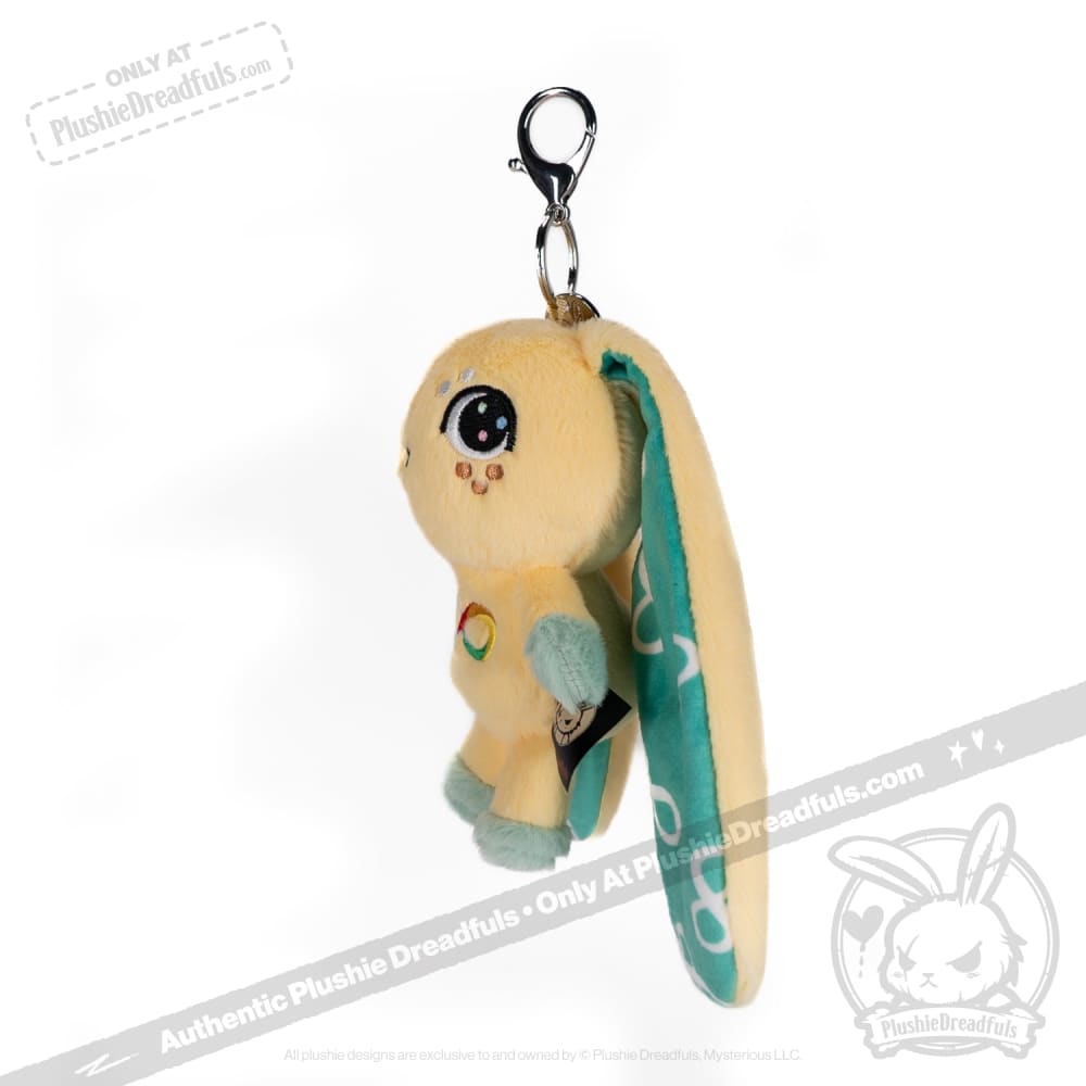 Autism Rabbit Plush Keychain Accessory