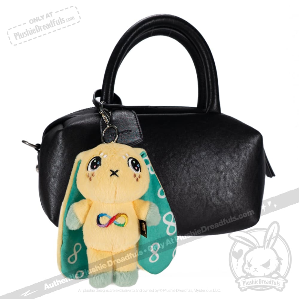 Autism Rabbit Plush Keychain Accessory