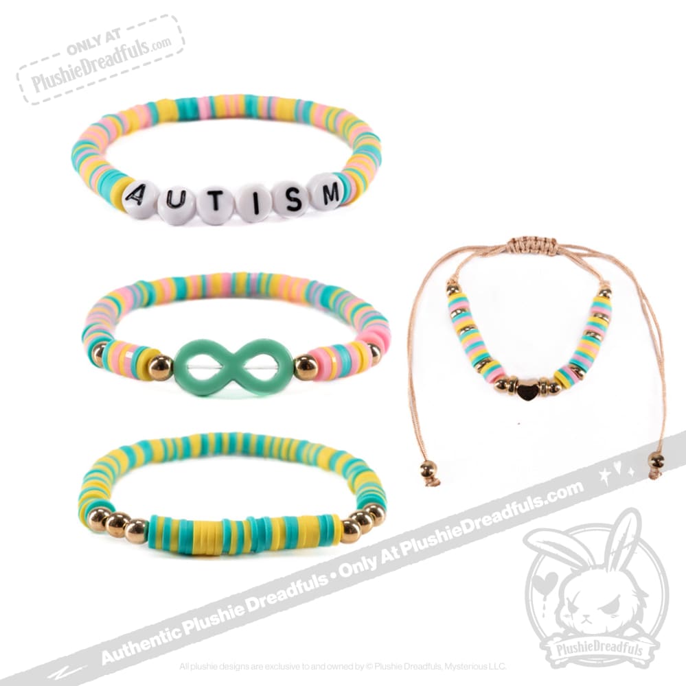Autism Rabbit Stacking Friendship Bracelet