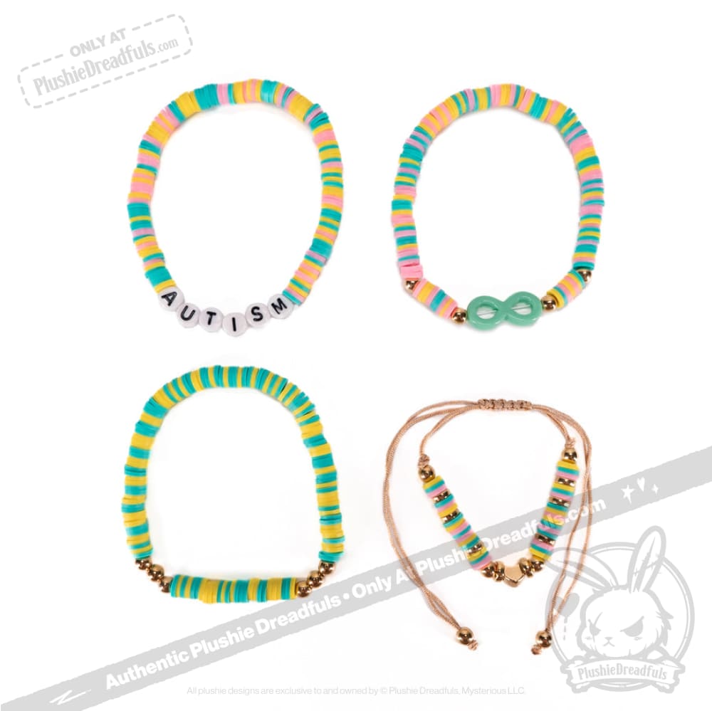 Autism Rabbit Stacking Friendship Bracelet