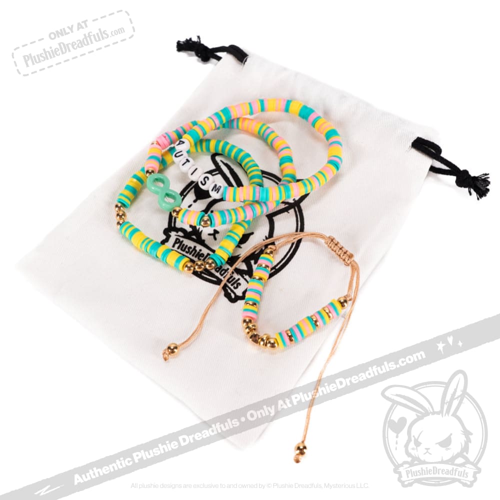 Autism Rabbit Stacking Friendship Bracelet