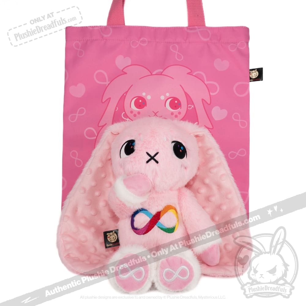 Autism Spectrum Rabbit Pink Edition - Plush Rabbit Stuffed Animal