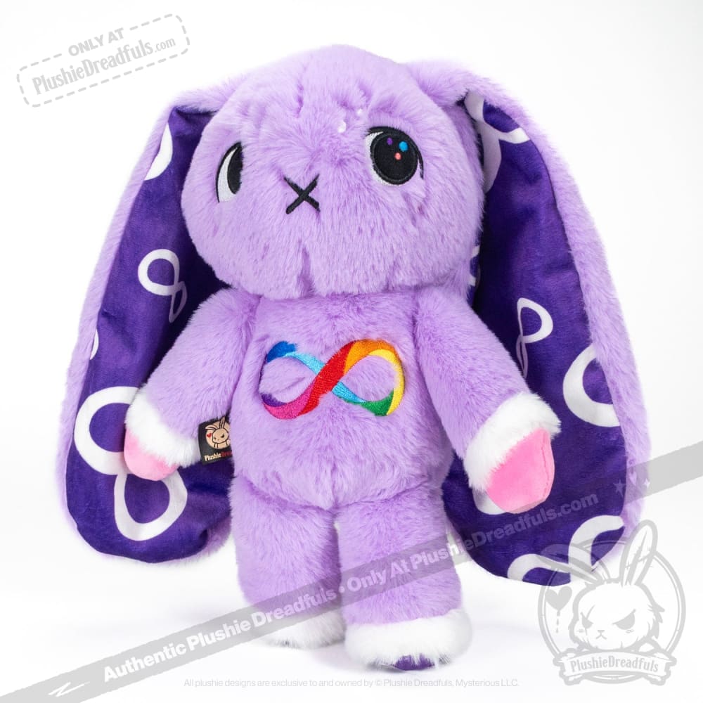Autism Spectrum Rabbit Purple Edition - Plush Rabbit Stuffed Animal