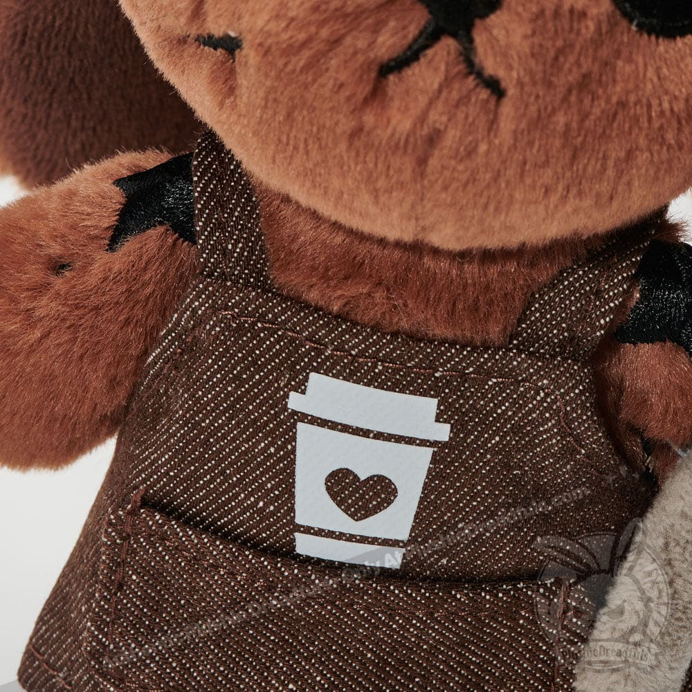 Barista Plush Keychain Accessory