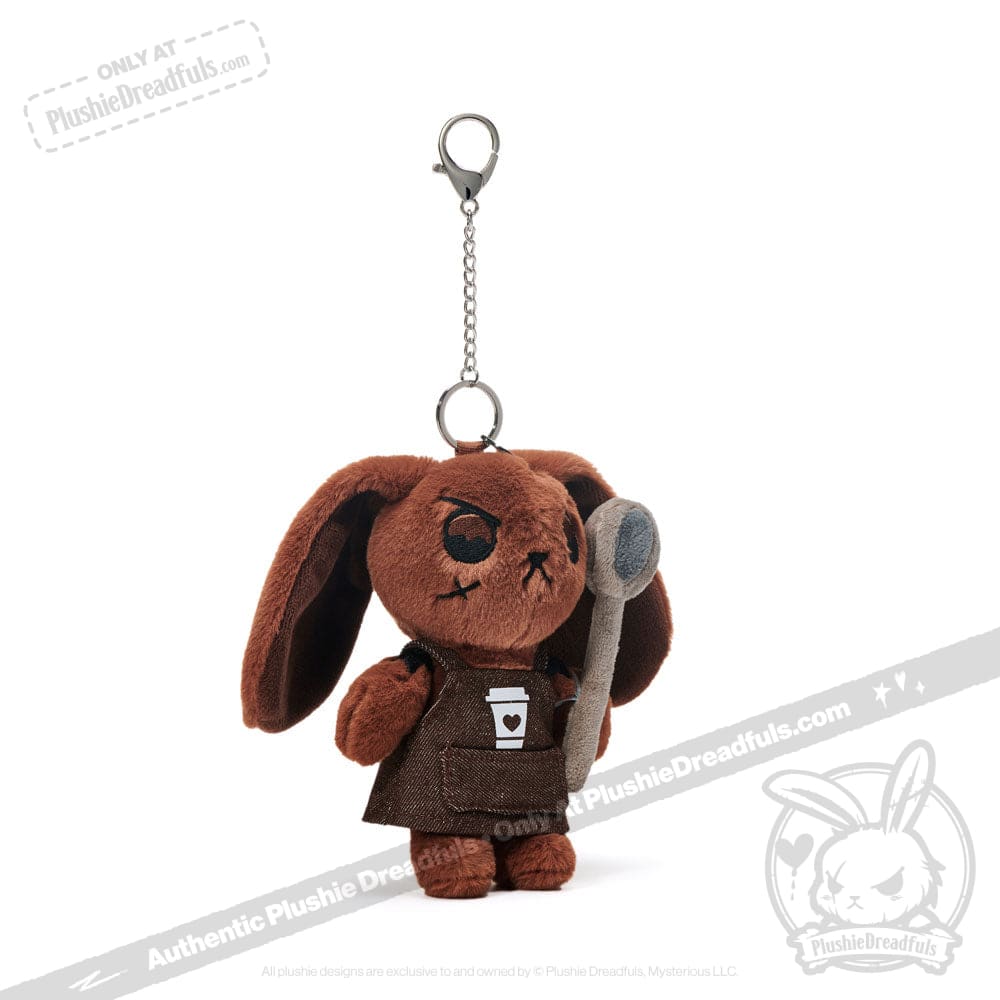 Barista Plush Keychain Accessory