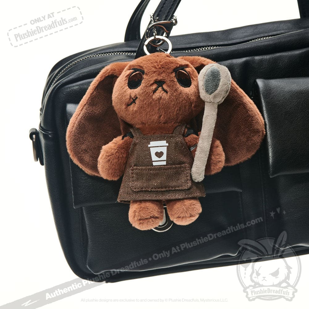 Barista Plush Keychain Accessory